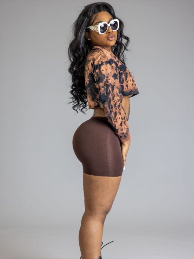 Tie Dye Cropped Bodycon Short Sets